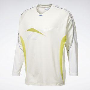 T-shirt crème en jersey de hockey Awake x Reebok rose 336887