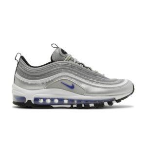 Nike Air Max 97 GS Baskets Silver Violet Argent métallisé/Noir/Blanc/Violet persan 921522 027