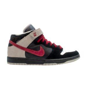 Nike Dunk Mid Premium Novembre Pluie Noir/Varsity Crimson 314381 061