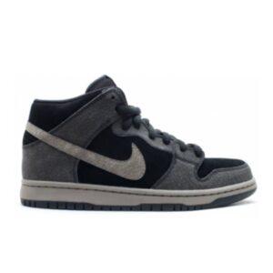 Nike Dunk Mid Pro SB Noir Fer Blanc Noir/Iron-Blanc 314383 020