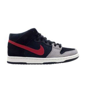 Nike Dunk Mid Pro SB Noir Varsity Rouge Noir 314383 005