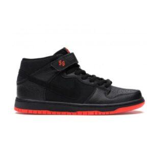 Nike Dunk Mid Pro SB Halloween Baskets Marron 314383 022