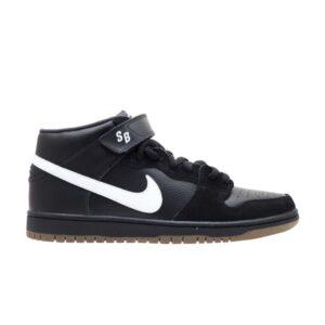 Nike Dunk Mid Pro SB Noir Blanc Anthracite Noir 314383 016