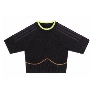 adidas Ivy Park Knit Crop Top (grande taille) Noir/Mesa Noir 341560