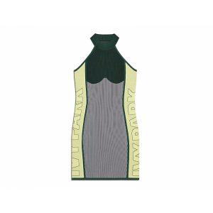 adidas Ivy Park Knit Logo Dress Vert foncé/Teinte verte/Teinte jaune Vert foncé/Noir/Teinte verte/Teinte jaune 340663