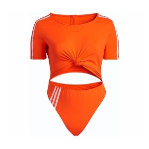 Maillot de bain adidas Ivy Park Knot (grande taille) Orange solaire Orange solaire 338864