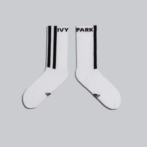 Chaussettes de sport adidas Ivy Park Logo Socks (3 paires) Blanc/Noir/Noir Noir 336901