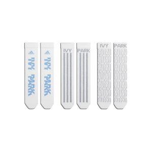Chaussettes adidas Ivy Park Logo (3 paires) Core Blanc/Bleu clair Bleu 336666