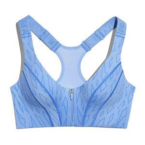 Soutien-gorge adidas Ivy Park à support moyen avec découpe monogramme Bleu clair Bleu clair 334213