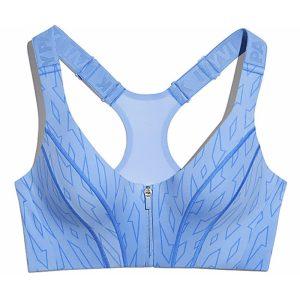Soutien-gorge à découpe monogramme à maintien moyen adidas Ivy Park (grande taille) Bleu clair Bleu clair 334205