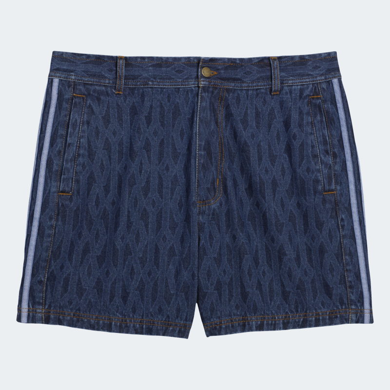 adidas Ivy Park Monogram Denim Shorts (tous les genres) Denim foncé noir 332981