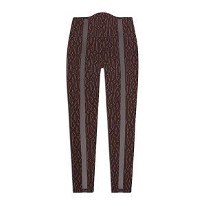 Collants adidas Ivy Park Monogram Sheer Panel Marron sauvage/Rouge nuit Marron sauvage/Rouge nuit 332258