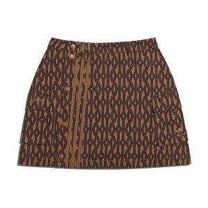 Jupe adidas Ivy Park Monogram (grande taille) Marron sauvage/Rouge nuit Marron sauvage/Rouge nuit 331840