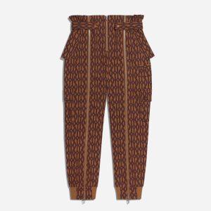 adidas Ivy Park Monogram Zipper Pantalon Marron Sauvage/Rouge Nuit Marron Sauvage/Rouge Nuit 330992