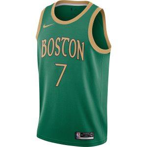 2021-22 Boston Celtics #7 Jaylen Brown City Edition Swingman Maillot Vert Vert 329994