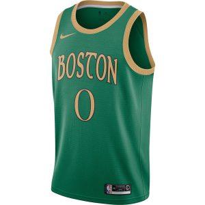 Maillot de basket-ball 2021-22 Boston Celtics #0 Jayson Tatum City Edition Swingman Jersey vert 329983