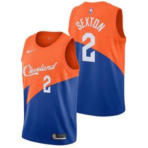 Maillot de basket 2019-20 Cleveland Cavaliers # 2 Collin Sexton City Edition Swingman Jersey Rose 330282