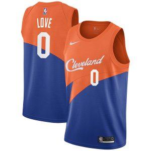 Maillot de basket-ball 2021-22 Cleveland Cavaliers #0 Kevin Love City Edition Swingman Jersey rose 330292