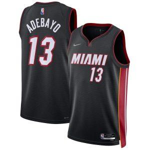 Maillot Swingman Miami Heat #13 Bam Adebayo édition 75e anniversaire 2021-22 – Noir Noir 331220