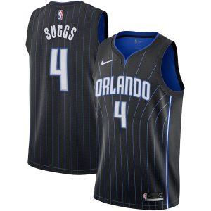 Maillot Swingman Orlando Magic #4 Jalen Suggs 2021-22 – Black Icon Edition Noir 331566