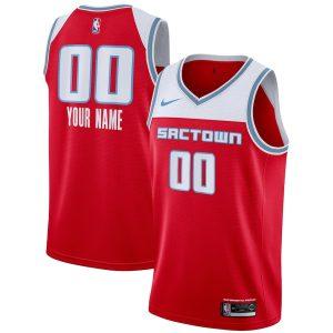 Maillot Swingman Nike City Edition des Sacramento Kings 2021-22 – Personnalisé Rouge Rouge 331952