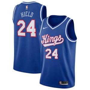 2021-22 Sacramento Kings #24 Buddy Hield Classic Edition Swingman Jersey Maillot de basket-ball Bleu 331882