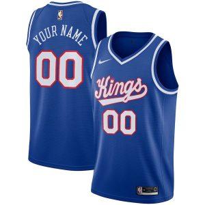 Maillot Swingman Nike Classic Edition des Sacramento Kings 2021-22 – Bleu personnalisé 331902