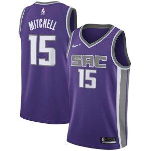 Maillot Swingman #15 Davion Mitchell des Sacramento Kings 2021-22 – Purple Icon Edition Violet 331912