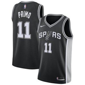 Maillot Swingman San Antonio Spurs #11 Joshua Primo 2021-22 – Black Icon Edition Noir 332022