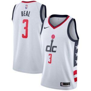 Maillot Swingman Washington Wizards #3 Bradley Beal City Edition 2021-22 Blanc 332216