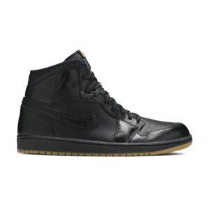 Air Jordan 1 Retro Gum Bottom Baskets Noir 555088 020