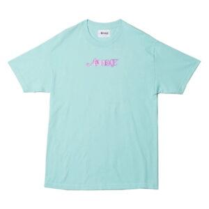 T-shirt avec logo en feuille métallique Awake, bleu sarcelle, bleu sarcelle 343305