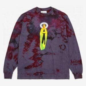 Awake Mother Mary L/S Tee Tie Dye Charbon Tie Dye Charbon 344173