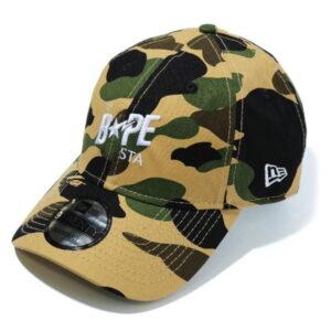 Casquette de baseball BAPE 1St Camo Bape STA New Era Panel Cap jaune jaune 348333