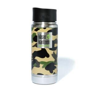 BAPE 1ère bouteille d'eau camouflage 16oz. Klean Kanteen Jaune Jaune 346773
