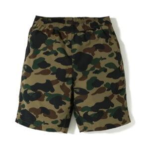 Short de sport BAPE 1st Camo Beach Pants (SS19) Vert Vert 348568