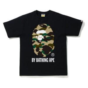 BAPE 1st Camo By Swimming Ape Tee (FW21) Noir/Jaune Noir/Jaune 348800