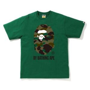 T-shirt BAPE 1st Camo By Swimming Ape Tee Vert/Vert Vert/Vert 348792