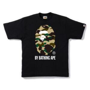 BAPE 1st Camo By T-shirt de bain Noir/Camo Noir/Camo 348851