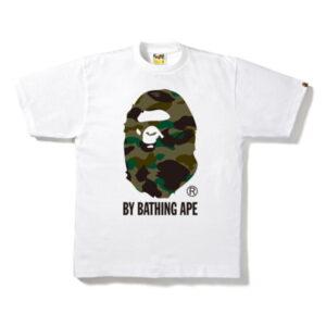 BAPE 1st Camo By Bath Tee Blanc/Olive Drab Blanc/Olive Drab 348826