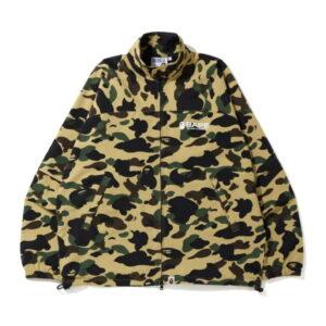 Veste de pluie BAPE 1st Camo Classic jaune bleu 349397
