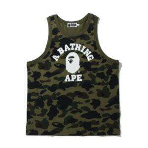 Débardeur de sport BAPE 1st Camo College Débardeur Vert Vert 352858