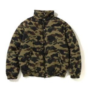 BAPE 1st Camo Down Jacket (FW18) Vert Vert 355201