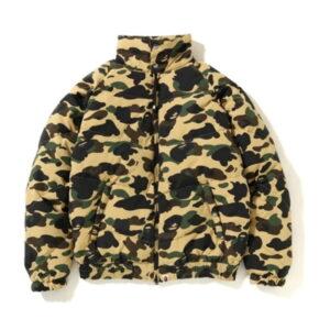 BAPE 1st Camo Down Jacket (FW18) Jaune Jaune 355191