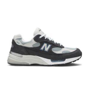 Kith x New Balance 992 Made In USA Baskets Bleu Acier M992KT