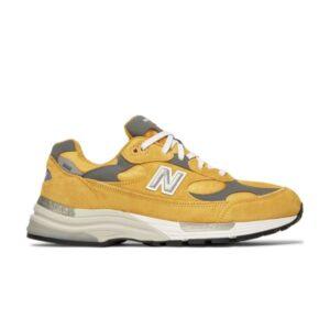 New Balance 992 Baskets Crème Or Blanc M992BB
