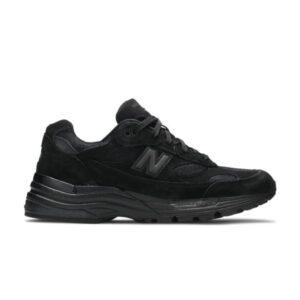 Baskets New Balance 992 Made In USA Noir Noir Gris M992EA