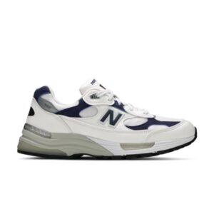 Baskets New Balance 992 Made in USA Blanc Marine M992EC