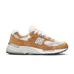 Packer Shoes x New Balance 992 Made In USA Workwear Marron Jaune M992PK1