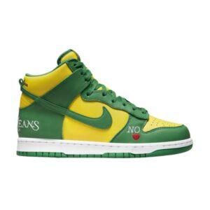 Supreme x Nike Dunk High SB par tous les moyens – Brésil DN3741 700